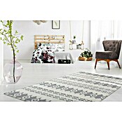 Kayoom Flachgewebeteppich Mirage (Grau/Elfenbein, 150 x 80 cm)