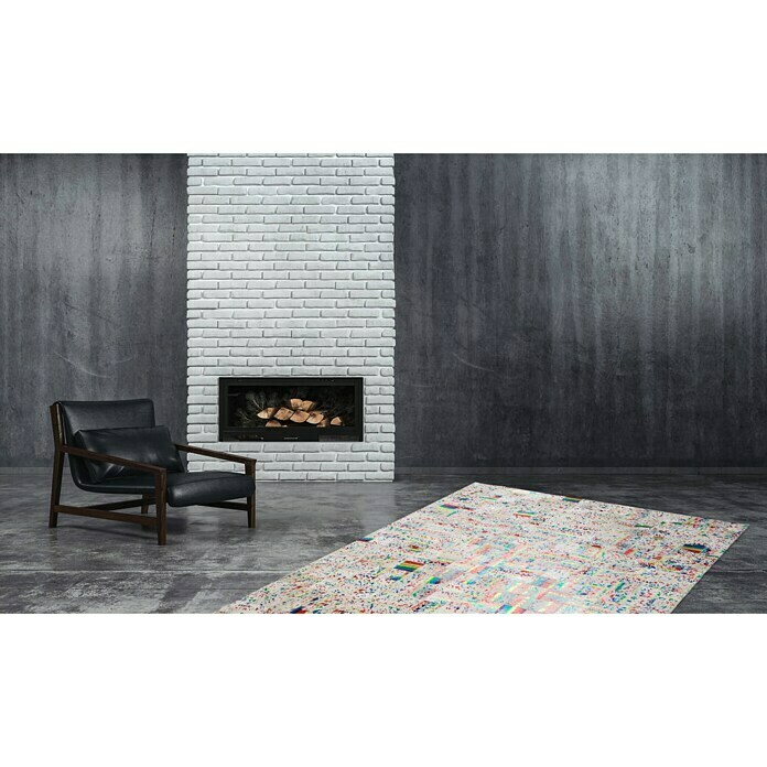 Kayoom Echtlederteppich RocketMulti, 230 x 160 cm, 100 % Leder Mood Shot