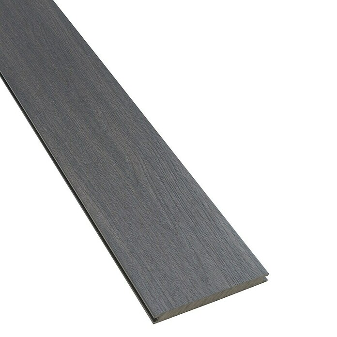b!design WPC-Terrassendiele (Silbergrau, 300 x 21 x 2,25 cm)
