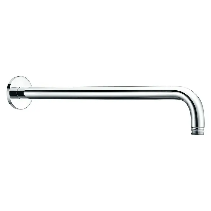 Imex Brazo de conexión BPR001 - Largo: 37 cm, Redonda - Brazo de ducha cromado para montaje en pared, robusto y duradero para una instalación fiable con un acabado brillante.