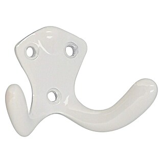 Siro Garderobenhaken (Anzahl Haken: 2 Stk., L x B x H: 7,2 x 4,7 x 3,2 cm, Weiß)