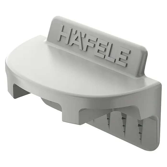 Häfele Conector del panel trasero Ixconnect RPC G 13/20 - L x An: 20 x 12,5 mm, Plástico, Específico para: Grosores de madera a partir de 12 mm - Conector de esquina Haefele de plástico gris, perfecto para conexiones de muebles y montajes en esquina. Construcción duradera y fiable.