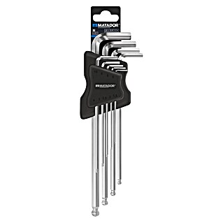 Matador Inbussleutelset Lang (9 -delig, Sleutelbreedte: 1,5 mm - 10 mm)