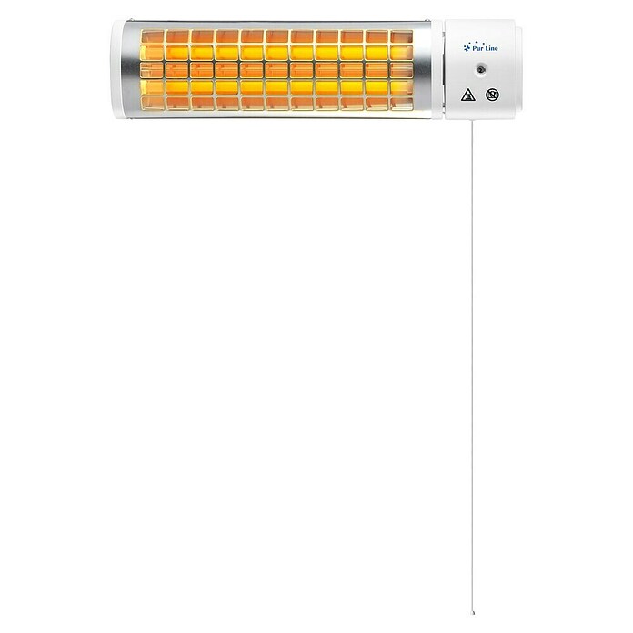 Purline Halogen-Heizstrahler Heaty B1200 (10,5 x 63 x 15 cm) | BAUHAUS
