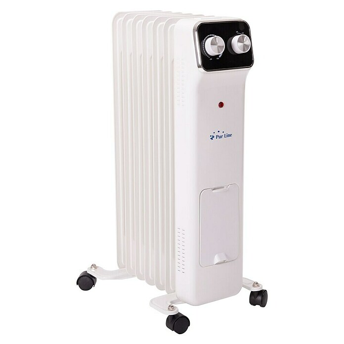Purline Ölradiator HOTI OR1500 (1 500 W, Weiß, 14,5 x 31 x 61,5 cm) | BAUHAUS