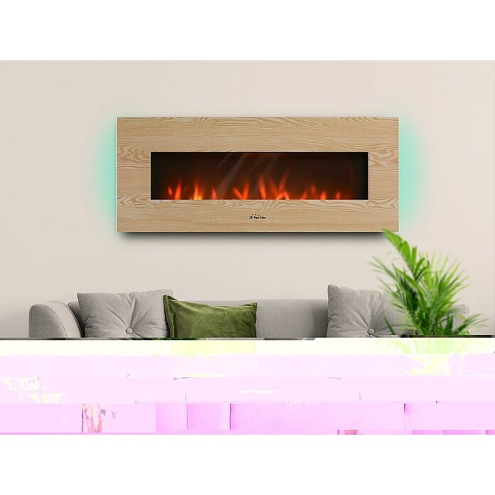 Purline Chimenea eléctrica CHE-530 (2.000 W, Beige, 11 x 140 x 56 cm) | BAUHAUS