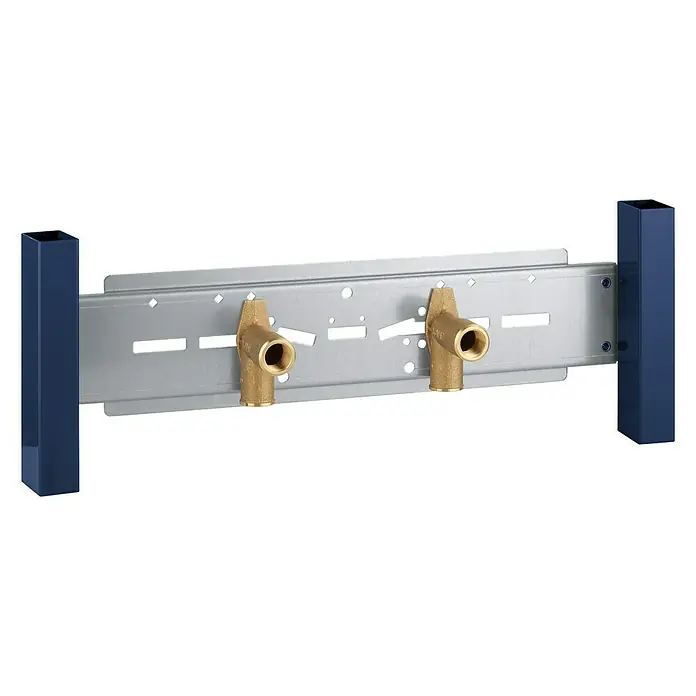 Grohe Rapid SL Halterung - Geeignet für: Aufputz-Armaturen - Produktbild einer Unterputz-Armatur-Befestigungskonstruktion für Sanitärinstallationen, ideal für Badezimmer.