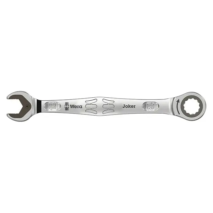 Wera Ringmaulschlüssel Joker - 12 mm - Dieser hochwertige Wera Joker Ratschenschlüssel ist ideal für präzise Schraubarbeiten. Das Werkzeug überzeugt durch seine robuste Bauweise.