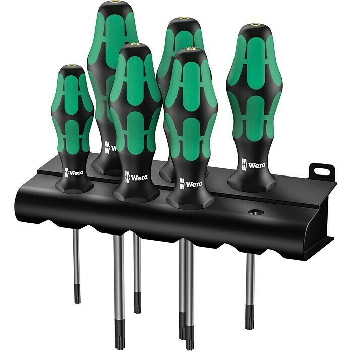 Wera Kraftform Plus Schraubendreher-Satz 367/6 TORX6 -tlg. Front View