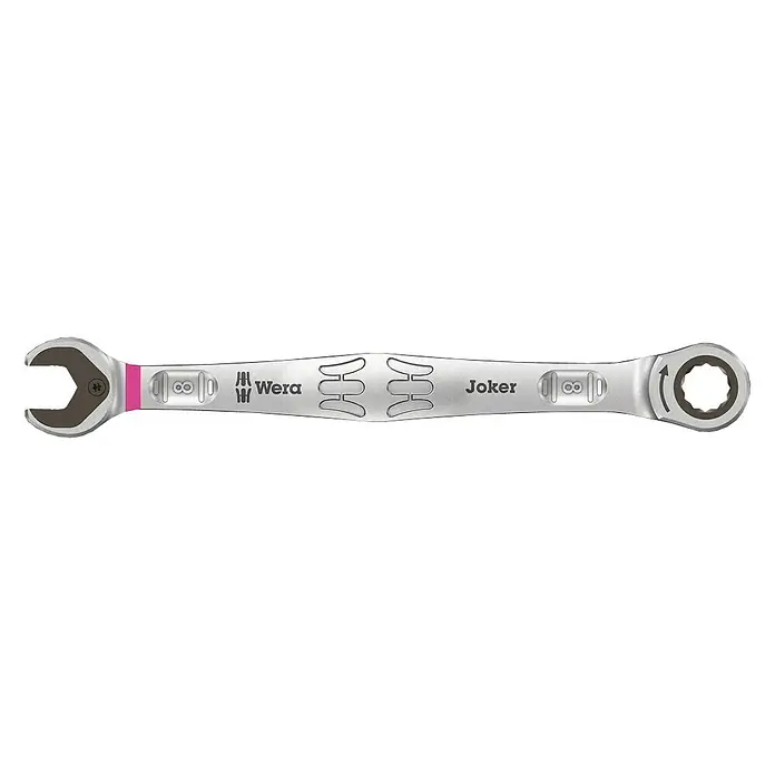 Wera Ringmaulschlüssel Joker - 8 mm - Ein Wera Joker Ratschenschlüssel, ideal für schnelle und sichere Schraubarbeiten. Das Werkzeug ist robust und benutzerfreundlich.