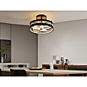Purline Deckenventilator Ceily Rope (Schwarz, 50 cm, 52 W, Warmweiß) | BAUHAUS