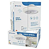 Purline Deckenventilator Ceily Spiral (Weiß, 45 cm, 36 W, Warmweiß) | BAUHAUS