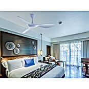 Purline Ventilador de techo Helix White (Blanco, 132 cm, 35 W, Blanco cálido) | BAUHAUS