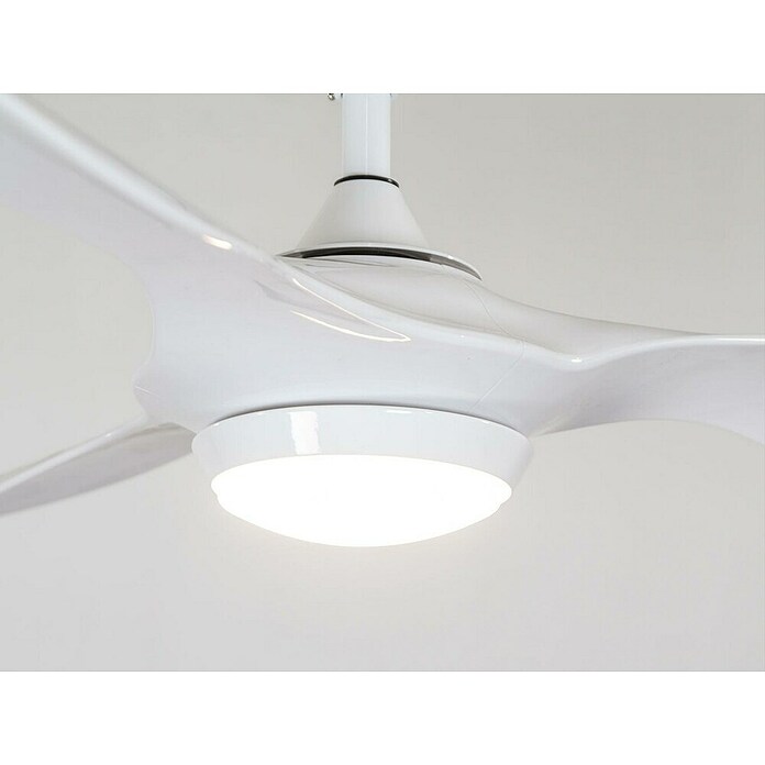 Purline Ventilador de techo Helix White (Blanco, 132 cm, 35 W, Blanco cálido) | BAUHAUS