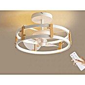 Purline Deckenventilator Ceily Wood (Weiß, 40 cm, 42 W, Warmweiß) | BAUHAUS