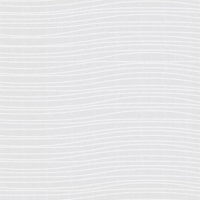 Estor enrollable Roll-up Scene - An x Al: 160 x 180 cm, Mar blanco, Unicolor - Delicado diseño de tela blanca con elegantes líneas onduladas, perfecto para diseños textiles y proyectos creativos.
