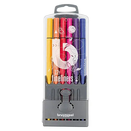Talens Bruynzeel Set de marcadores de efecto lacado Fineliners