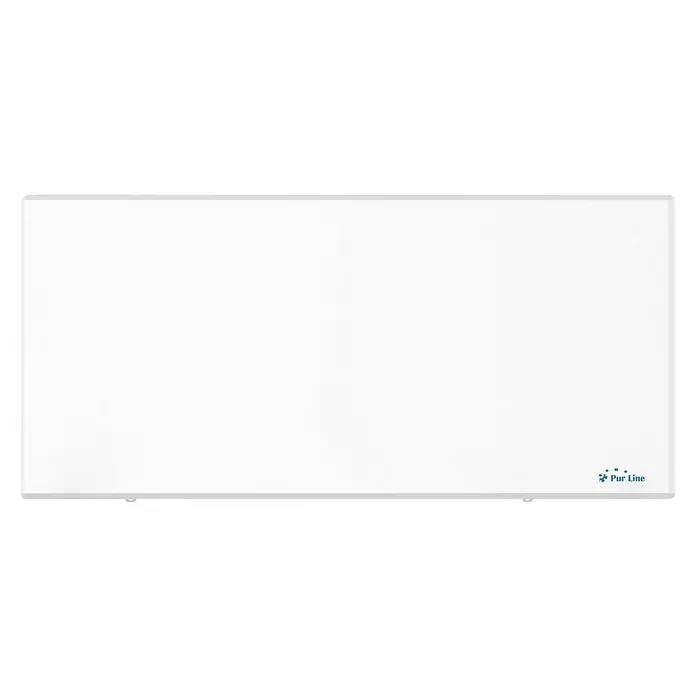 Purline Emisor térmico digital Panel S2000 - 2.000 W, Blanco, 8 x 86 x 40 cm - Un panel calefactor infrarrojo blanco de Pur Line, perfecto para una distribución uniforme del calor en la habitación.