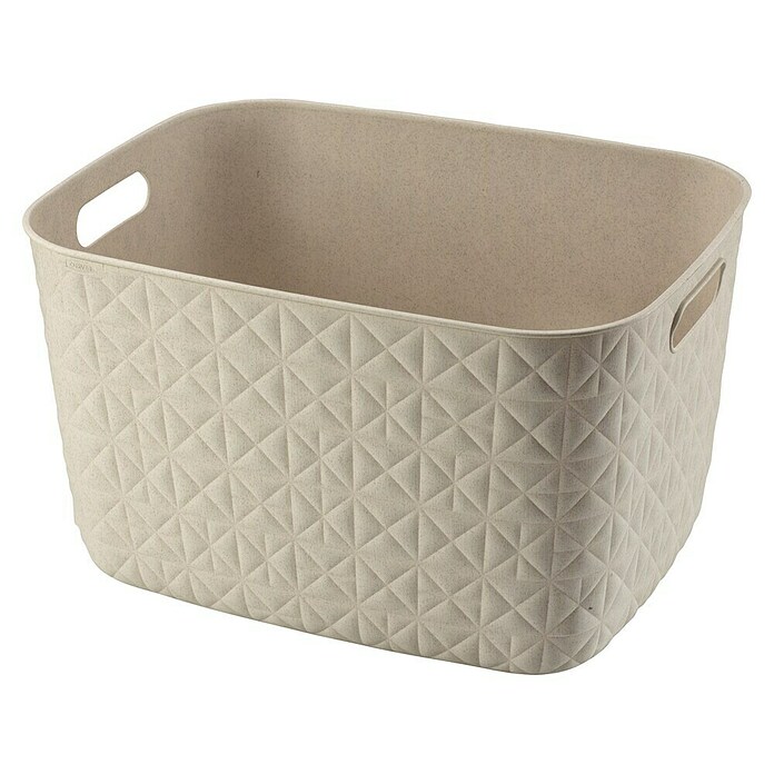 Curver Aufbewahrungsbox Softex (L x B x H: 38,2 x 29 x 22 cm, Kunststoff, Beige) | BAUHAUS