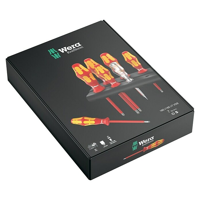 Wera Schraubendreher-Satz Kraftform Plus VDE 160i/7 (7-tlg.)