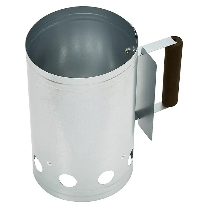 Grillstar Anzündkamin - Ø x H: 19 x 27 cm - Metall-Anzündkamin für Grillkohle mit praktischem Griff zum sicheren Anzünden von Grillkohle oder Briketts für ein perfektes Grillergebnis.