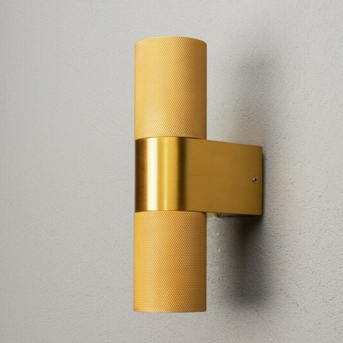 Konstsmide Außenwandleuchte Temi (14 W, Gold, IP54) | BAUHAUS