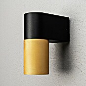 Konstsmide Außenwandleuchte Temi (7 W, Schwarz/Gold, IP54) | BAUHAUS