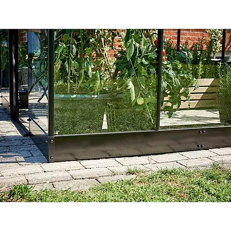 Halls  Gewächshaus-Fundament