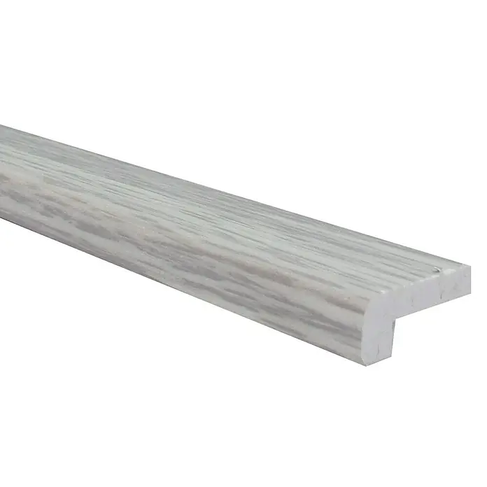 Bariperfil Perfil de acabado y remate Roble Bergen - 2,2 m x 10 mm - Perfil de borde de escalera color madera con borde redondeado para una transición segura y elegante. Ideal para interior.
