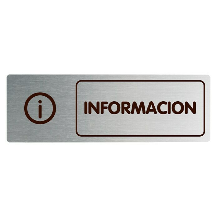 Rótulo (Plateado/Negro, Información)