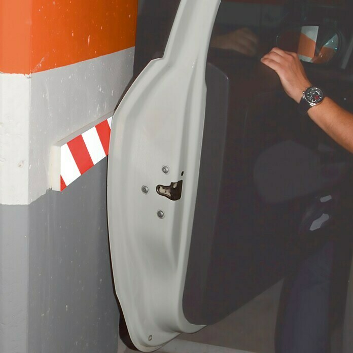 Barrera de seguridad para el parking 5103 (An x Al: 30 x 50 cm, Acero)