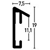 Nielsen Bilderrahmen Pixel (Gold, 24 x 30 cm, Aluminium)