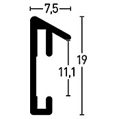 Nielsen Bilderrahmen Pixel (Gold, 24 x 30 cm, Aluminium)