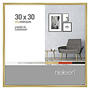 Nielsen Alurahmen Pixel (30 x 30 cm, Gold)