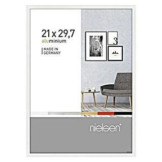 Nielsen Alurahmen Pixel (DIN A4 / 21 x 29,7 cm, Weiß)