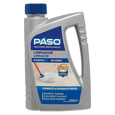 Paso  Limpiador Mármol suelos interior