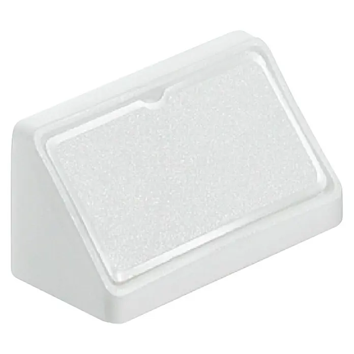 Häfele Eckverbinder - L x B x H: 20 x 44 x 20 mm, Weiß - Ein weißer Eck-Wandmontage-Seifenspender, ideal für Bad oder Küche. Hygienische Lösung für flüssige Seife.
