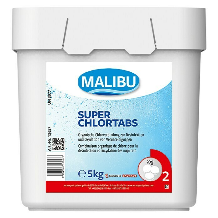 Malibu Super-Chlortabs 20 g5 kg Unknown