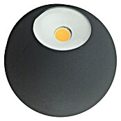 Starlux LED-Außenwandleuchte Two-Eye (2 x 3 W, Schwarz, L x B x H: 10 x 9 x 10,5 cm)