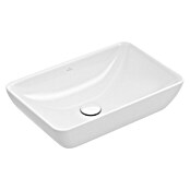 Villeroy & Boch Venticello Aufsatzwaschbecken (55 x 36 cm, Ohne Beschichtung, Mit Überlaufloch, Keramik, Weiß)