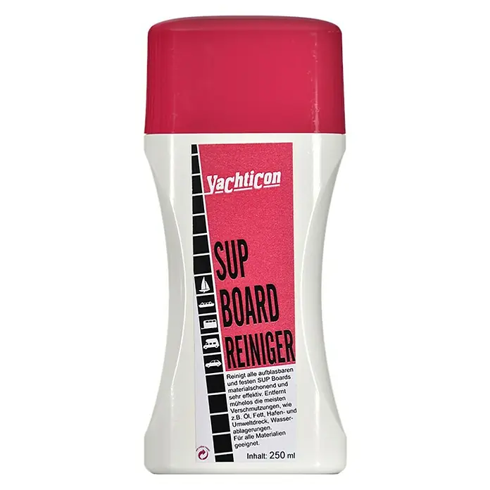 Yachticon Reinigungsmittel SUP Board - 250 ml - Produktbild: Yachticon SUP Board Reiniger, 250ml Flasche, ideal zur Reinigung von SUP Boards.