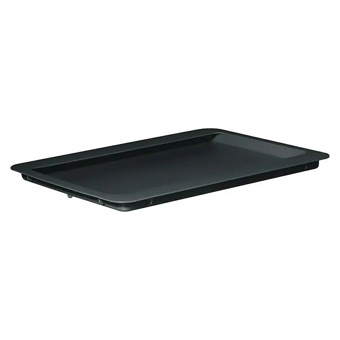 Deckel Avedore - Passend für: Avedore Abfalleimer 20 l, Kunststoff, Schwarz - Schwarze Tablettaufnahme mit erhöhten Rändern, ideal zum Servieren von Speisen und Getränken oder zur Verwendung als Ablage.