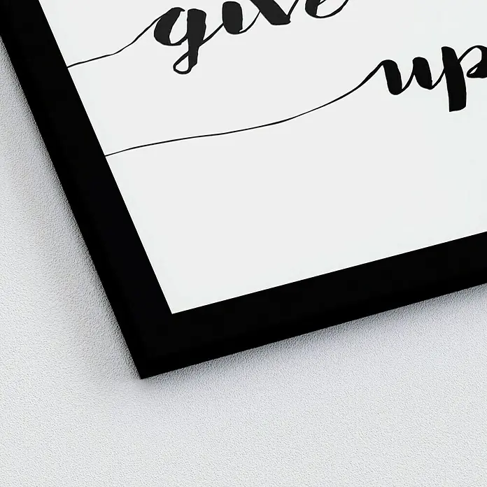 ProArt Bild - Never give up, B x H: 33 x 33 cm - Detailaufnahme