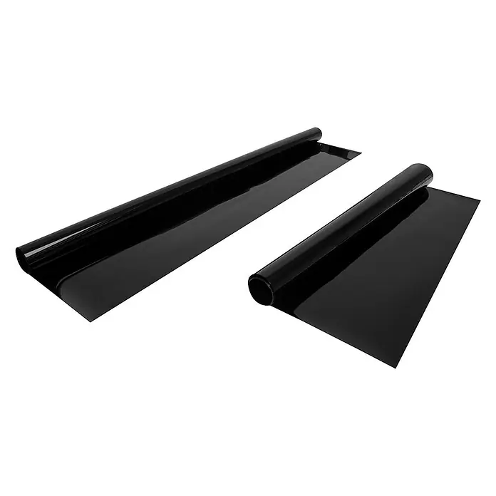 Formula Tönungsfolie Super Kombi 5% - Geeignet für: Heck-/Seitenscheiben, Schwarz, L x B: 0,51 x 2,5 m - Zwei Rollen schwarze Fensterfolie für optimalen Sichtschutz und Wärmereduktion. Ideal für Auto und Haus.