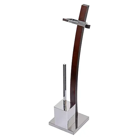 Bath Stage  Escobillero de suelo con portarrollos B-477