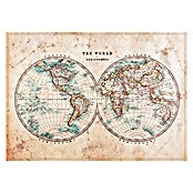 Impresión artística World Hemisphere (Hemisferios, 97 x 65 cm)