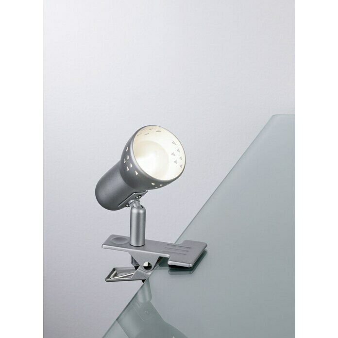 Paulmann Klemmspot Gryps1-flammig, 40 W, Silber Mood Shot