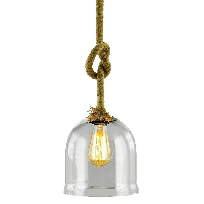 Lámpara colgante Liperpool (40 W, Marrón, Altura: 27 cm)