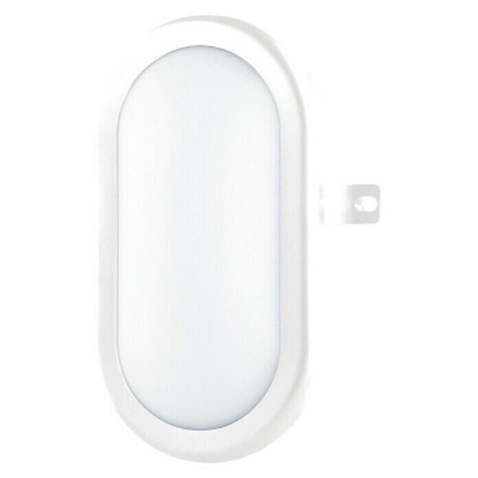 Luceco Aplique exterior LED Mini Oval (1 luz, 5,5 W, Color de luz: Blanco neutro, IP54)