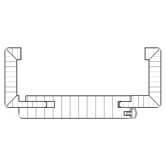 Kilsgaard Türzarge (B x H: 658 x 2 016 mm, DIN Anschlag: Links, Wandstärke: 165 mm, Weiß) | BAUHAUS